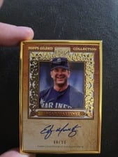 2025 Topps Gilded Collection Gold Framed Hall of Fame Autographs Edgar Martinez #HAFA-EM card