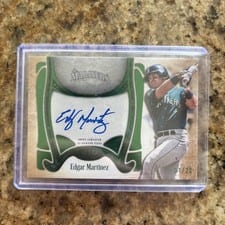 2026 Topps Tier One Top Shelf Signatures Edgar Martinez #TSS-EM card