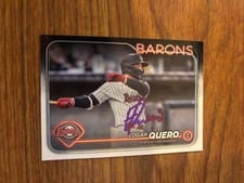 2024 Topps Pro Debut Autographs Edgar Quero #PD-32 card