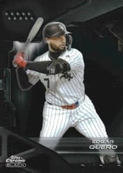 2026 Topps Chrome Black Base Set Edgar Quero #95 card