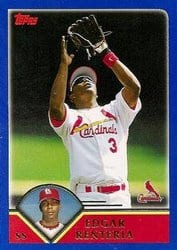 2003 Topps Base Set Edgar Renteria #35 card