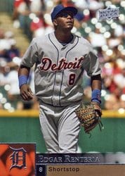 2009 Upper Deck Base Set Edgar Renteria #128 card