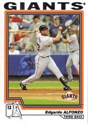 2004 Topps Base Set Edgardo Alfonzo #4 card