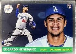 2025 Topps Chrome Platinum Base Set Edgardo Henriquez #299 card