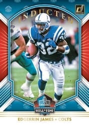2020 Donruss Inducted Edgerrin James #I-EJ card