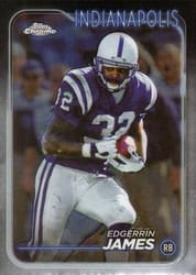 2024 Topps Chrome Base Set Edgerrin James #87 card
