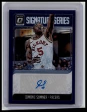 2018 Panini Donruss Optic Signature Series Edmond Sumner #ESM card
