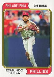 2023 Topps Heritage Base Set Edmundo Sosa #486 card