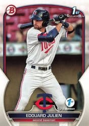 2023 Bowman 1st Edition Base Set Edouard Julien #BPPF-82 card