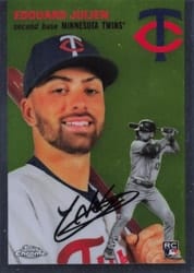 2023 Topps Chrome Platinum Anniversary Base Set Edouard Julien #179 card