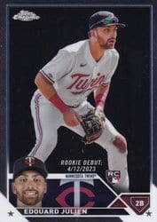 2023 Topps Chrome Update Base Set Edouard Julien #USC141 card
