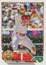 2023 Topps Holiday Base Set Edouard Julien #H69 card