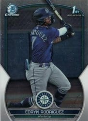 2023 Bowman Chrome Prospects Edryn Rodriguez #BCP-185 card