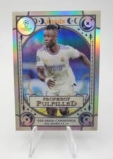 2021 Topps Merlin Chrome UEFA Prophecy Fulfilled Eduardo Camavinga #PF-12 card