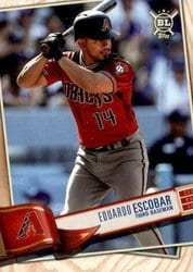 2019 Topps Big League Base Set Eduardo Escobar #29 card