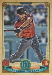 2019 Topps Gypsy Queen Base Set Eduardo Escobar #295 card