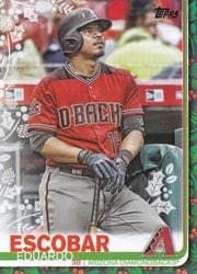 2019 Topps Holiday Base Set Eduardo Escobar #HW62 card