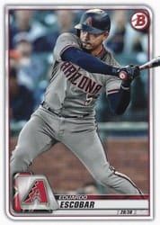 2020 Bowman Base Set Eduardo Escobar #29 card