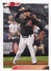 2020 Bowman Heritage Base Set Eduardo Escobar #29 card