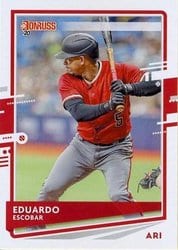 2020 Donruss Base Set Eduardo Escobar #207 card