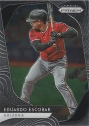 2020 Panini Prizm Base Set Eduardo Escobar #124 card