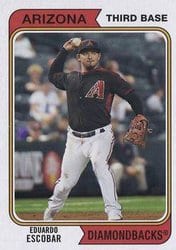 2020 Topps Archives Base Set Eduardo Escobar #137 card