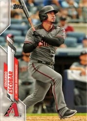 2020 Topps Base Set Eduardo Escobar #595 card