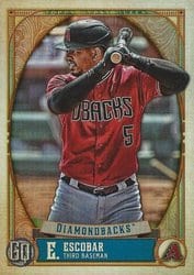 2021 Topps Gypsy Queen Base Set Eduardo Escobar #193 card