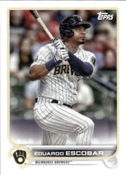 2022 Topps Mini Base Set Eduardo Escobar #207 card