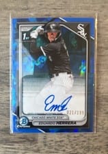 2024 Bowman Chrome Sapphire Edition Chrome Sapphire Prospect Autographs Eduardo Herrera #CSPA-EH card
