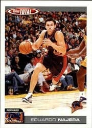 2004-05 Topps Total Base Set Eduardo Najera #216 card