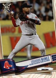 2019 Topps Big League Base Set Eduardo Nunez #185 card