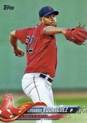 2018 Topps Base Set Eduardo Rodriguez #43 card