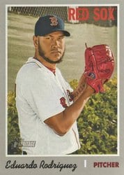2019 Topps Heritage Base Set Eduardo Rodriguez #237 card