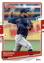 2020 Donruss Base Set Eduardo Rodriguez #61 card