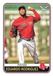 2020 Topps Big League Base Set Eduardo Rodriguez #170 card
