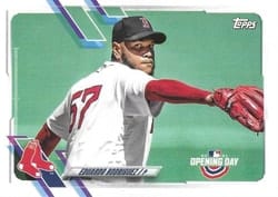 2021 Topps Opening Day Base Set Eduardo Rodriguez #191 card