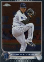 2022 Topps Chrome Update Base Set Eduardo Rodriguez #USC77 card