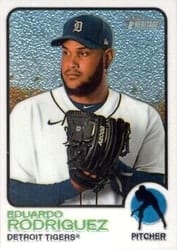 2022 Topps Heritage Chrome Eduardo Rodriguez #721 card