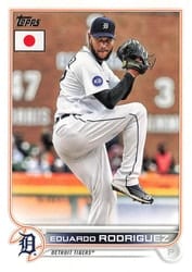 2022 Topps Japan Edition Base Set Eduardo Rodriguez #102 card