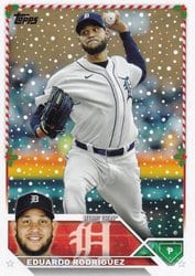 2023 Topps Holiday Base Set Eduardo Rodriguez #H115 card