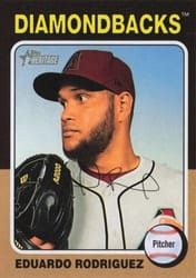 2024 Topps Heritage Base Set Eduardo Rodriguez #580 card