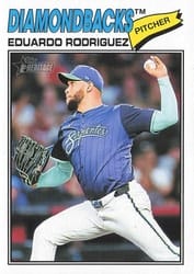 2026 Topps Heritage Base Set Eduardo Rodriguez #288 card