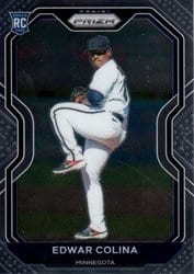 2021 Panini Prizm Base Set Edwar Colina #51 card