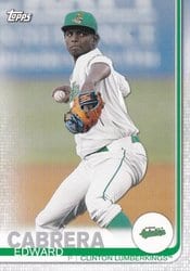 2019 Topps Pro Debut Base Set Edward Cabrera #7 card