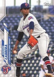 2020 Topps Pro Debut Base Set Edward Cabrera #PD-159 card