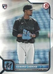 2022 Bowman Base Set Edward Cabrera #78 card