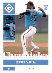 2022 Panini Chronicles Base Set Edward Cabrera #9 card