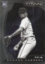 2022 Panini Chronicles Titan Edward Cabrera #6 card