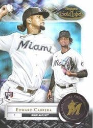 2022 Topps Gold Label Base Set Edward Cabrera #31 card